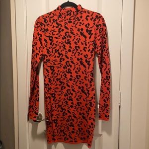 Animal print dress